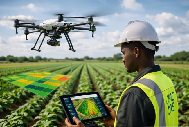Drone agriculture technology